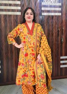 Kurta With Dupatta And Bottom wear
