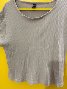 R&amp;B Ribbed Crop Top - Size XXL