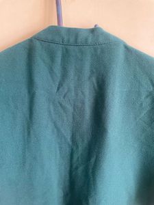 Green Collared Blouse