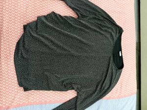 Stylish Black Patterned Top