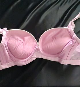 Pink Heavily Padded Bra
