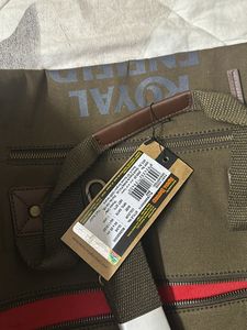 Royal Enfield Brown Duffel Bag