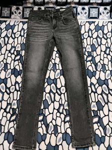 Stylish Gray Denim Jeans