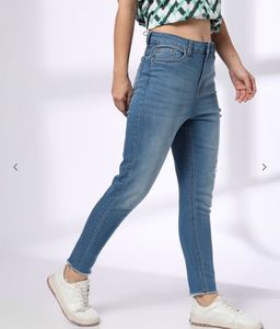 Distressed Denim Jeans