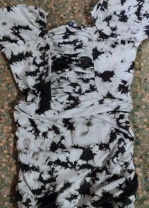 Square Neck Puff Sleeve Dress For Women 👗