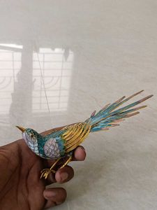 Metal Bird Figurine