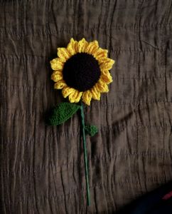 Single Crochet sunflower bouquet
