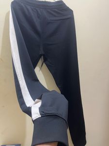 Puma Black Jogger White Striped