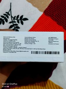 Empty Earpod Box
