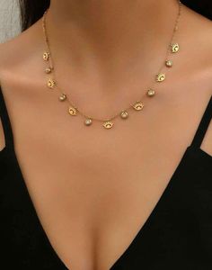 Dainty Charms Necklace Anti-tarnish