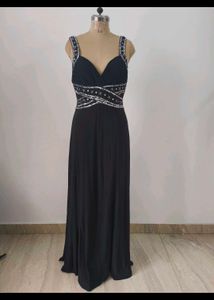 Black Embellished Gown