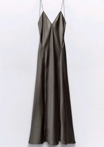 Satin Backless Dress