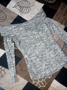 Off Shoulder Sweater