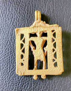 Shantiniketan &#39;s Tribal  Dokra Pendants