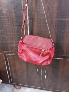Baggit Red Bag In New Condition. No Damage