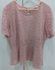 Free Shipping💖Pantaloons Pink Top (XL)