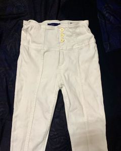 Tokyo Talkies Super Skinny White Jeans