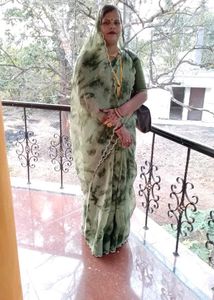 Elegant Green Tie-Dye Saree