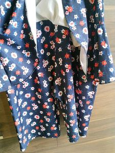 Floral Print Swimming One Piece For Kids And Women