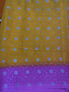 Yellow &amp; Pink Saree