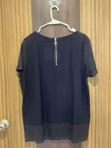 Elegant Navy Blue Top