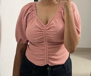 Pink Crop Top