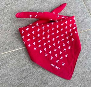 Playboy Red  Handkerchief Handy Bandana