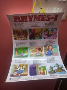 English Rhymes Chart For Kids