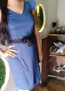 Beautiful Blue Mini Dress