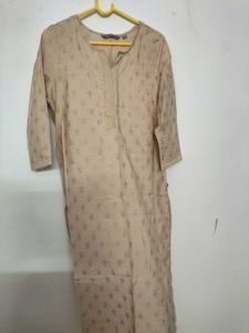 Elegant Beige Ethnic Kurta