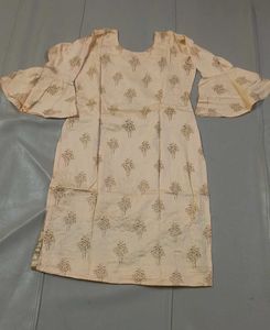 Elegant Kurta With Salwar Embroidery Suit Set