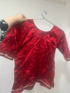 maroon wedding lehenga