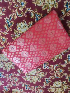 Cotton Silk Saree With Stitch Blouse