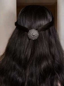 Ornate Silver Hair Tie