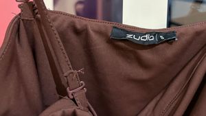 Brown Sleeveless Top