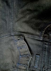 Slim Fit Distressed Black Denim Jeans