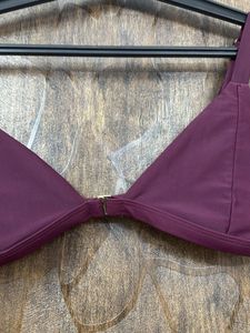 Burgundy Bikini Top