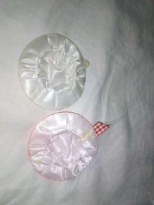 Vintage Miniature Hats - Pink &amp; White
