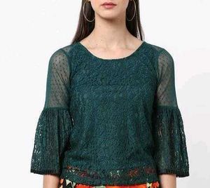 Lace Bell Sleeve Top