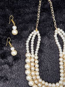 Pearl Layered Jewellery Set