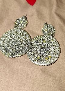 Earring Silver-Plated Mirror