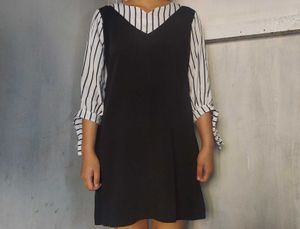 Chic Black & White Dress
