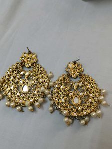 Statement Kundan Earrings