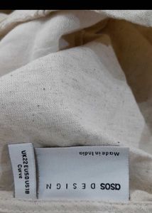 Beige ASOS Size Bust46 UK18 LinenFull Length Dress