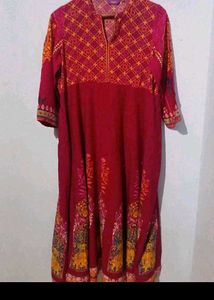 Rangriti Pink Printed Kurti