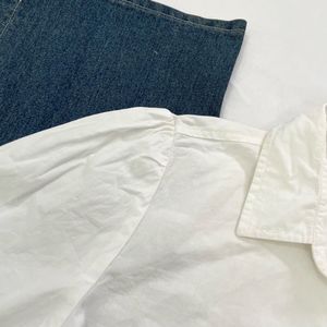 Y2K Vintage Classic White Roadster Fitted Shirt