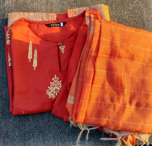 Ketch Rust Kurta Set 🧡🤎🛍️