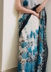 Designer Printed Saree 😍