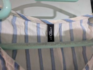 Rio Blue Stripped Mini Dress