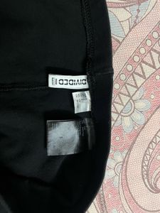 Black Tummy Tucking Cycling Shorts